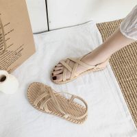 凉鞋女仙女风2021新款夏季学生时尚罗马凉拖ins潮沙滩平底鞋