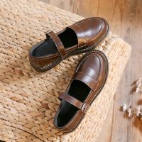 圆头复古玛丽珍鞋女新款夏季黑色小皮鞋日系jk鞋子制服鞋平底单鞋