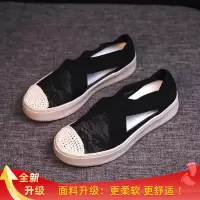 渔夫鞋女夏2021新款镂空透气厚底松糕鞋一脚蹬乐鞋单鞋