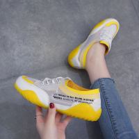 女士高帮鞋网面透气小白鞋2021春秋季新款帆布果冻高邦女鞋潮