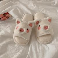 秋冬季棉拖鞋女可爱少女心居家用防滑月子毛绒棉鞋ins