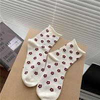 袜子女春夏日系个生黑白奶牛中筒袜街头复古原宿堆堆长袜