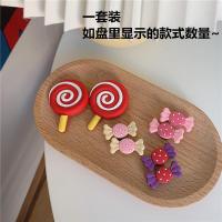 洞洞鞋花扣可爱卡通少女心水果动物凉拖鞋装饰品个性配件