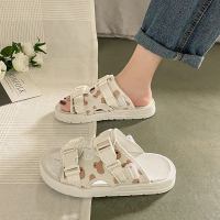 沙滩凉拖鞋女夏季外穿时尚ins风2021新款女大学生配裙子拖鞋