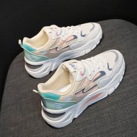 老爹鞋女ins2021新款帆布鞋百搭休闲2020年春秋小白动女鞋