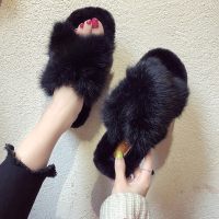 毛毛拖鞋女2021韩版新款冬外穿家用鞋子时秋冬季夏季棉拖