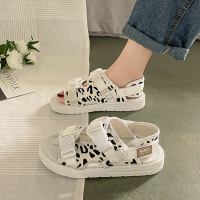 仙女风凉鞋女大学生2021年夏季新款小众韩版百搭软底平底动沙滩