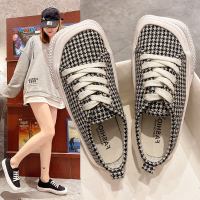 豹纹拖鞋女外穿2021夏季新款半托方头帆布女鞋平底凉拖厚底包头拖