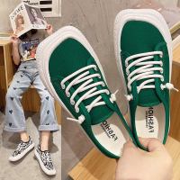 大头帆布鞋女鞋子2021年新款小众夏季薄款色休闲动板鞋小白鞋