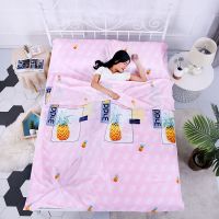 旅行出差便携式宾馆酒店隔脏睡袋成人户外用品单双人水洗棉睡袋