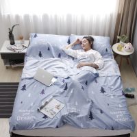 棉旅行睡袋全棉隔脏便携式双人单人宾馆旅游酒店防脏被套床单