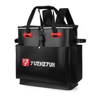 eva活鱼桶装鱼桶加厚双肩钓鱼桶鱼护桶一体钓箱折叠打水桶活鱼箱