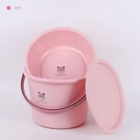 家用手提塑料桶带盖水桶脸盆三件套加厚学生宿舍洗漱洗衣桶洗车桶