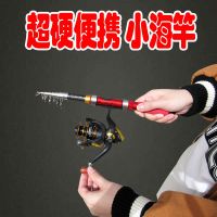 小抛竿短节便携远投钓鱼杆甩杆海杆收缩小路亚竿江竿迷你小海竿