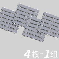 2.5cm双层格栅式拼接地垫阳台仿木垫子户外垫高隔水防潮脚垫