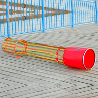 黑坑鱼护网大力马速干尼龙线涂胶小网眼渔护不锈钢双环渔网兜渔具