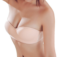 3d文胸内衣无钢圈薄款聚拢无肩带婚纱抹胸女