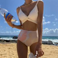 2021新款泳衣女分体拧包高腰泳装比基尼