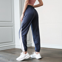 运动裤女宽松休闲裤哈伦裤健身跑步速干收口束脚夏季薄款运动长裤