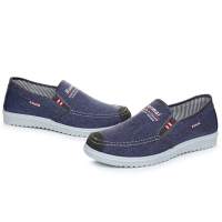 大码男鞋夏秋透气休闲鞋一脚蹬帆布鞋45码46码47码48码男鞋