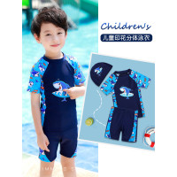 儿童泳衣中大小童男童宝宝分体套装游泳衣长袖短袖泳装男孩泳裤男