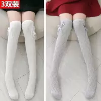 儿童长筒袜春秋薄款洋气高筒女童中筒过膝盖夏季学生长腿袜子
