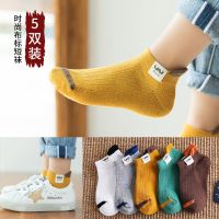 儿童袜子棉船袜夏款网眼薄款中大童男童潮女童短筒透气短袜夏季