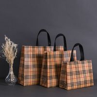 无纺布购物袋防水加厚覆膜鞋盒服装袋袋子手提袋化妆环保袋