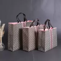 无纺布购物袋防水加厚覆膜鞋盒服装袋袋子手提袋化妆环保袋