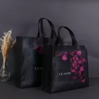 无纺布购物袋防水加厚覆膜鞋盒服装袋袋子手提袋化妆环保袋