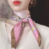 70x70cm丝巾女小方巾韩版气质衣服装饰领巾护颈保暖围巾 防晒纱巾