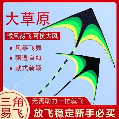 潍坊风筝成人儿童卡通风筝2米大草原风筝微风中大型风筝线轮易飞