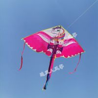潍坊儿童风筝卡通三角新款微风易飞初学者鹦鹉独角兽马kt猫叮当猫