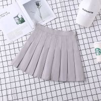 百褶裙女春秋黑色短裙西装料夏学生韩版高腰a字大码显瘦半身裙子