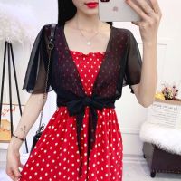 80-200斤小披肩夏季新款大码女装小外套外搭防晒衣女短款开衫