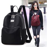 背包牛津帆布双肩包女2021新款韩版ol通勤大容量旅行包潮时尚大包