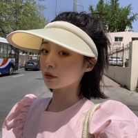 遮阳帽女夏季防紫外线空顶帽uv防晒帽子户外晚晚同款太阳帽春