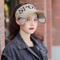 遮阳帽女夏季防晒防紫外线大沿空顶帽子户外骑车遮脸太阳帽棒球帽