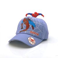 蜘蛛侠儿童帽子春秋遮阳帽防晒男童夏薄款鸭舌帽宝宝棒球太阳帽潮
