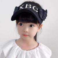 帽子女新款百搭夏季针织字母空顶遮阳帽防晒紫外线户外运动棒球帽