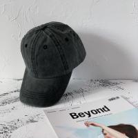 帽子女做旧水洗复古软顶鸭舌帽弯檐棒球帽女街头杨幂同款灰色帽子