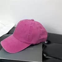 帽子女做旧水洗复古软顶鸭舌帽弯檐棒球帽女街头杨幂同款灰色帽子