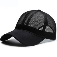 夏天帽子男韩版潮新款网眼春秋季鸭舌帽女防晒透气棒球帽