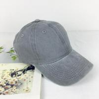 帽子女韩版潮复古做旧水洗软顶鸭舌帽百搭色棒球帽春夏季遮阳帽