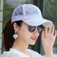 韩版棒球帽女夏季薄款网纱透气帽子户外出游遮阳帽时尚鸭舌帽