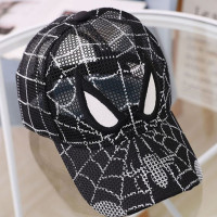 蜘蛛侠儿童帽子春秋遮阳帽防晒男童夏薄款鸭舌帽宝宝棒球太阳帽潮