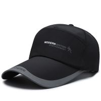 帽子男士夏季薄网遮阳鸭舌帽户外休闲透气凉帽钓鱼防晒太阳棒球帽