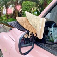 鸭舌帽女2021新款百搭草帽大帽檐女士遮阳帽子防晒紫外线遮脸洋气