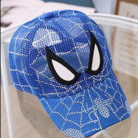 蜘蛛侠儿童帽子春秋遮阳帽防晒男童夏薄款鸭舌帽宝宝棒球太阳帽潮