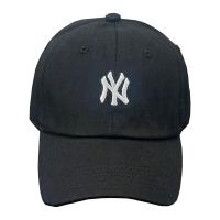 棒球帽女韩版百搭帽子男夏天鸭舌帽洋基队la小标遮太阳帽软顶